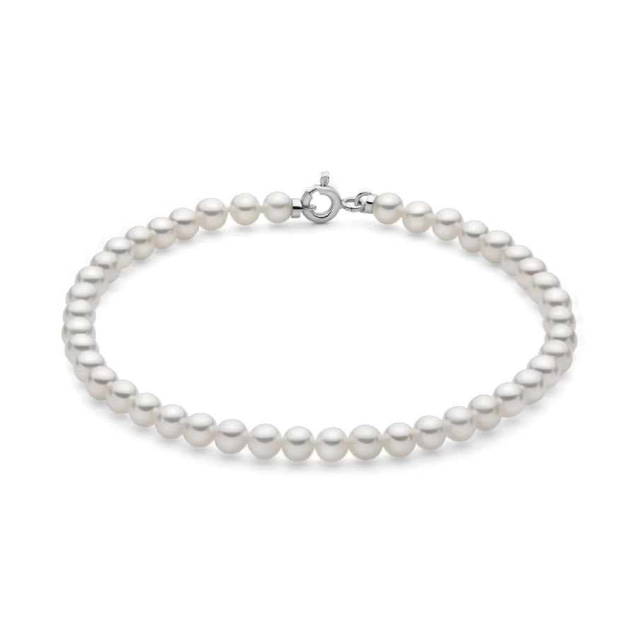 Bracciale Miluna di perle da 5-5, 5 mm e oro 9kt