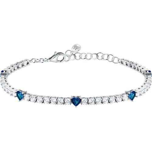 Bracciale Morellato Tennis con Cristalli Bianchi e Blu