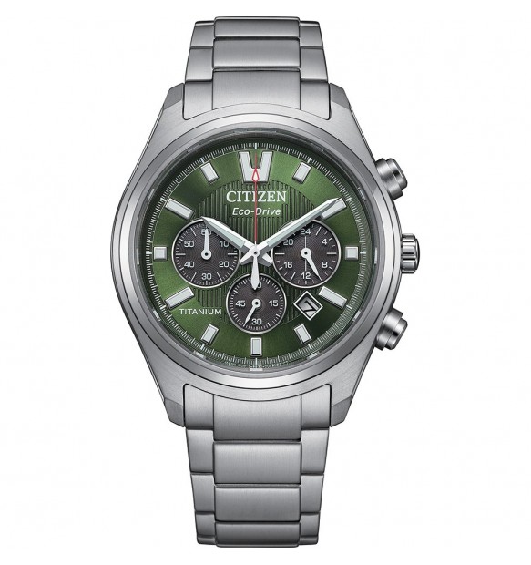 Orologio Citizen Super Titanio 40 mm quadrante verde