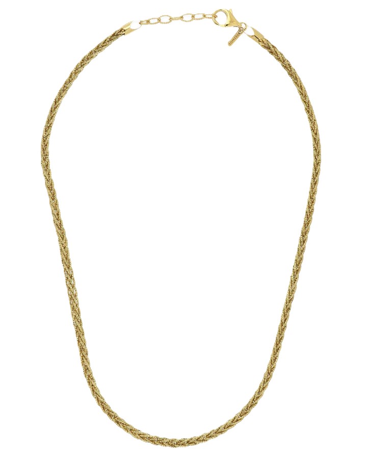 Collana Desmos Interlace Dorata 41 cm