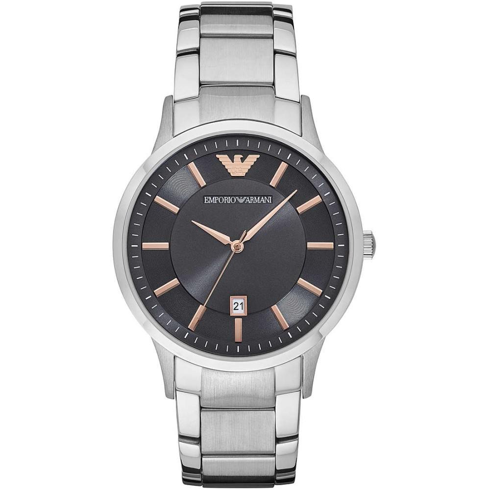 Orologio Emporio Armani 43mm Black Rosè Gold Silver