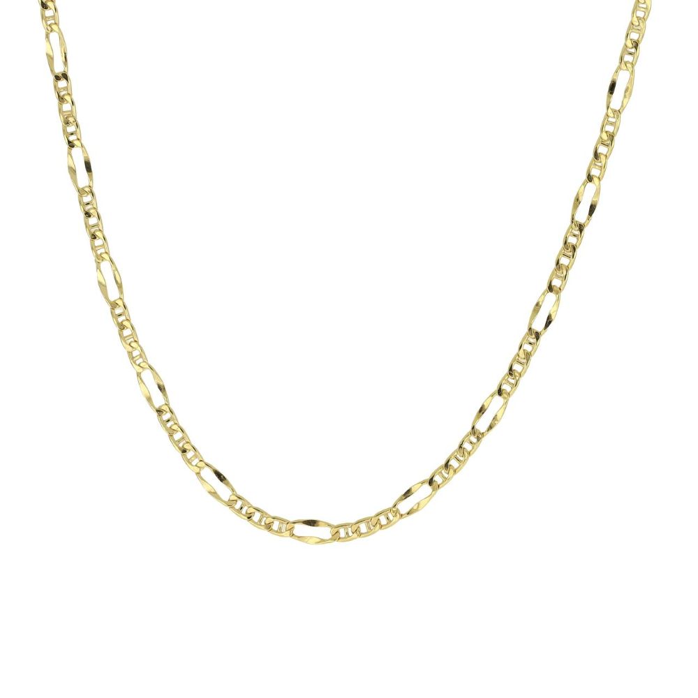 Collana I Gold 9 Kt maglia catenina
