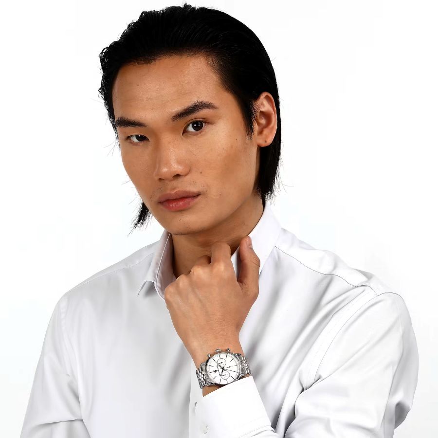 Orologio Maserati Epoca 42mm White Silver