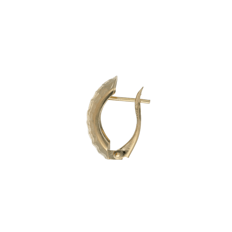 Orecchini Oro 18 kt clip sfaccettati
