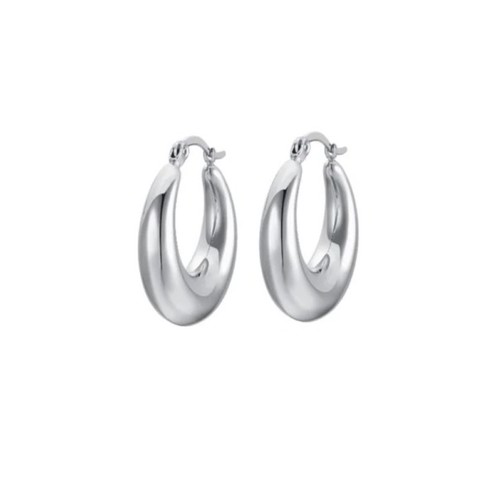 Orecchini Luca Barra boccolo acciaio