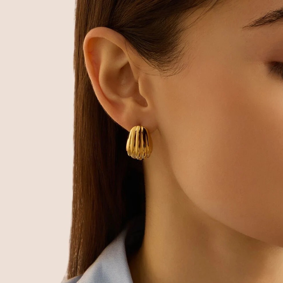 Orecchini Stroili Radiance Acciaio Dorato