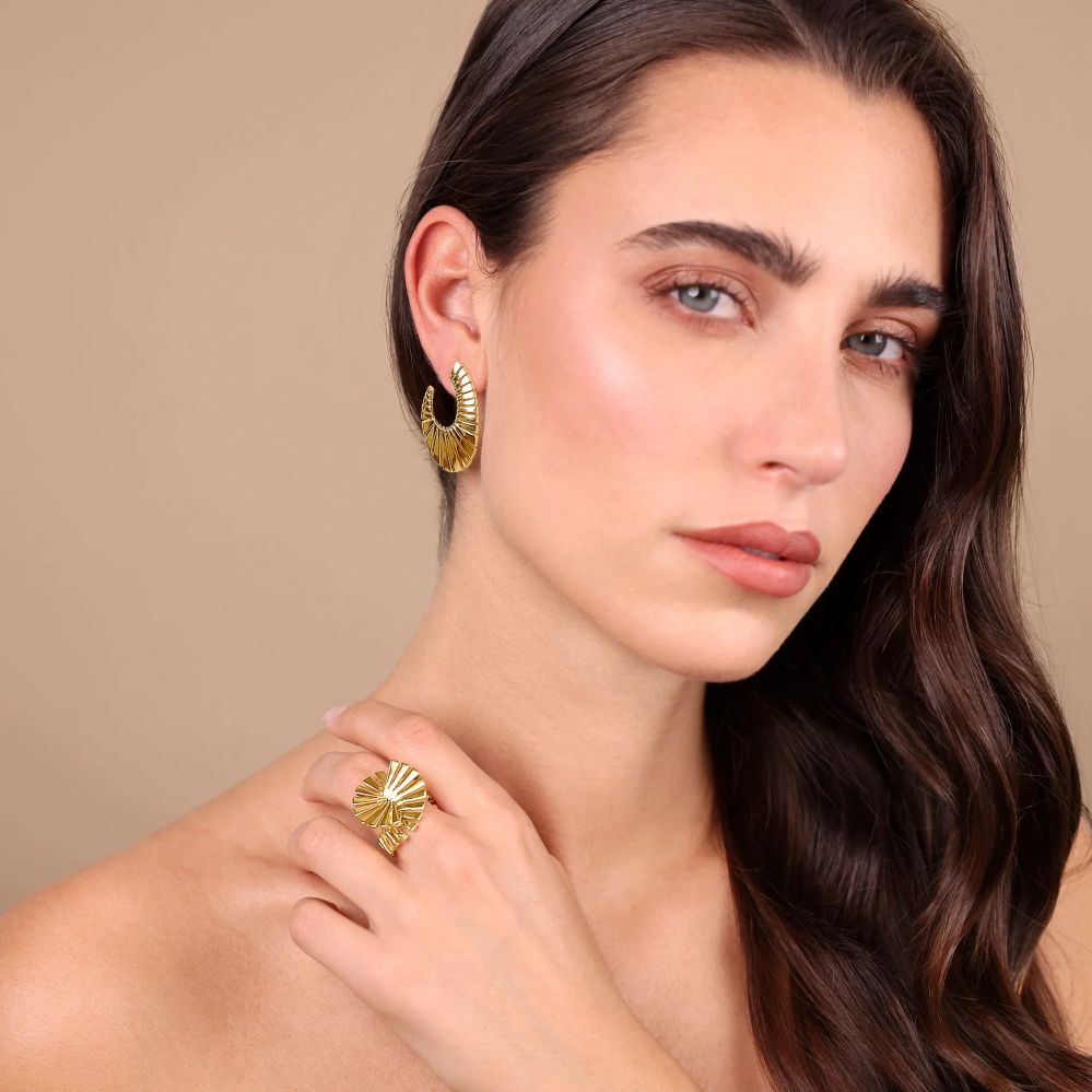 Orecchini Etrusca Gioielli Pendenti Cleopatra Graduati