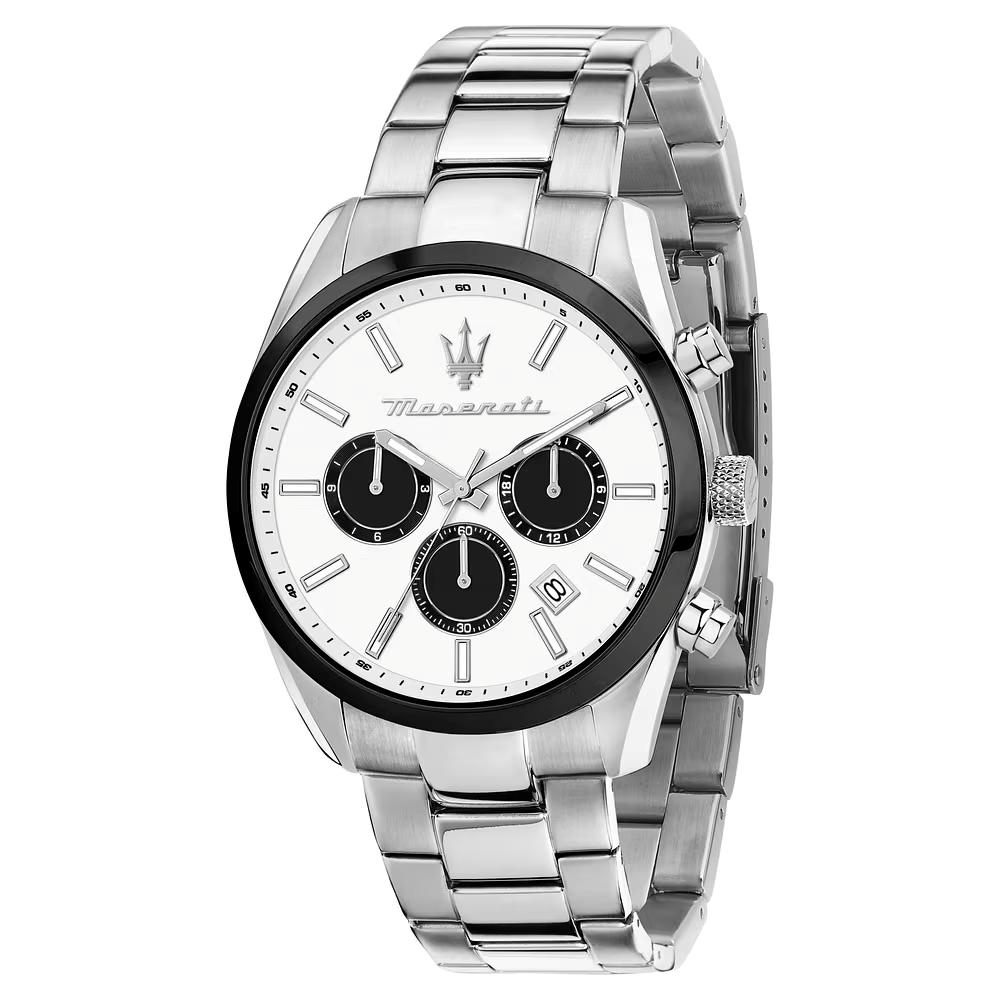 Orologio Maserati Attrazione White Silver 43mm