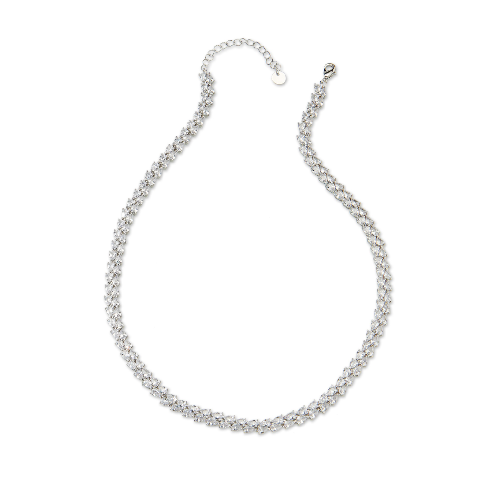 Collana Sovrani a Spiga con zirconi