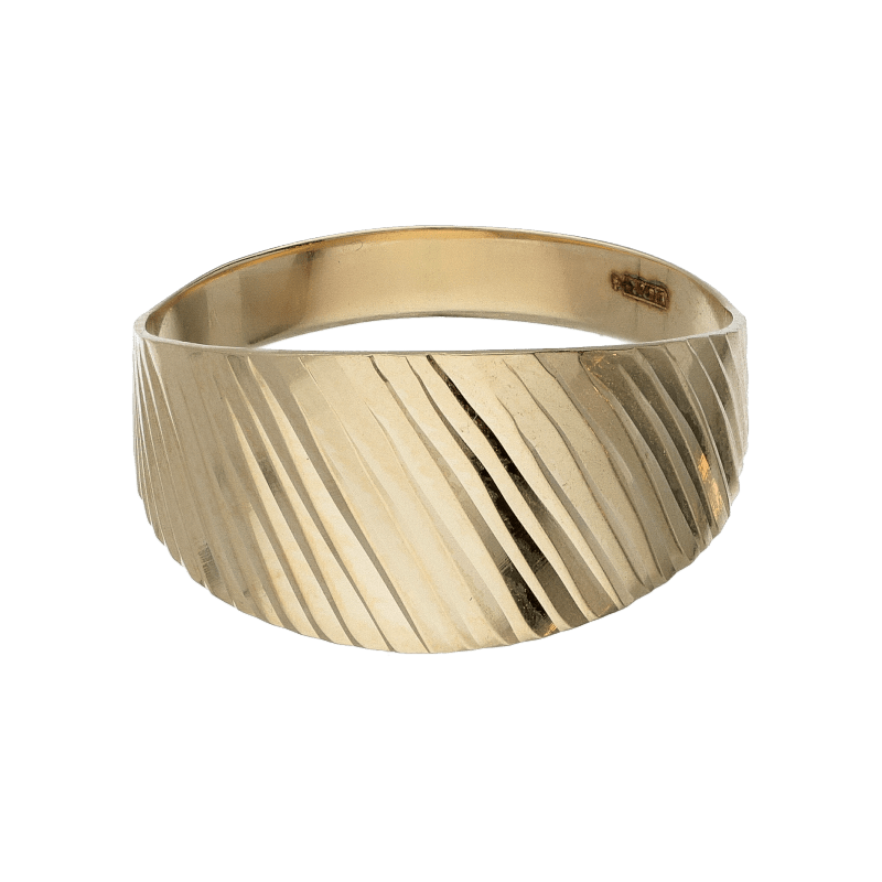 Anello Oro 18 kt Donna a fascia lavorato a graffi