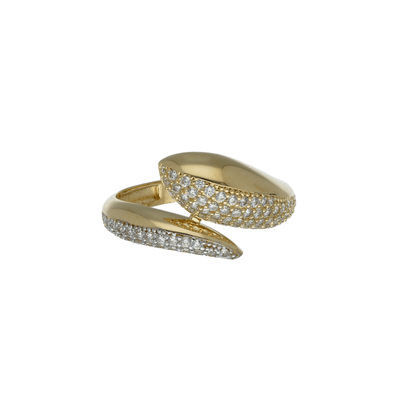 Anello Oro 18 kt Donna giallo con zirconi