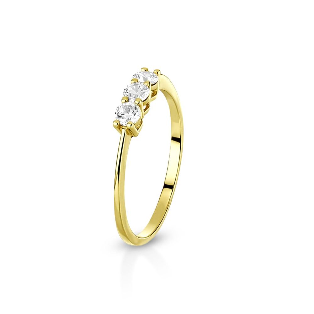 Anello I Gold Trilogy oro giallo 9kt