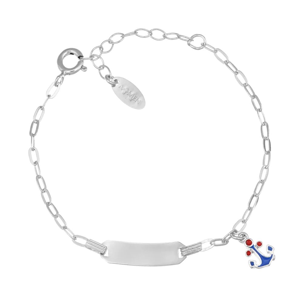 Bracciale Amen Junior Personalizzabile con Ancora