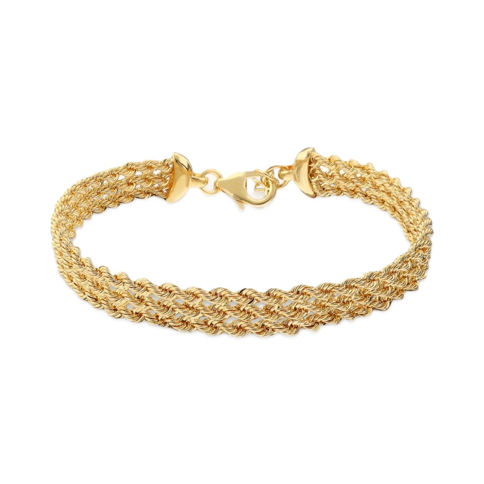 Bracciale Etrusca Gioielli Catena Corda sottile