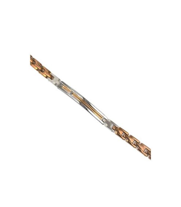 Bracciale Zancan acciaio e rose' gold