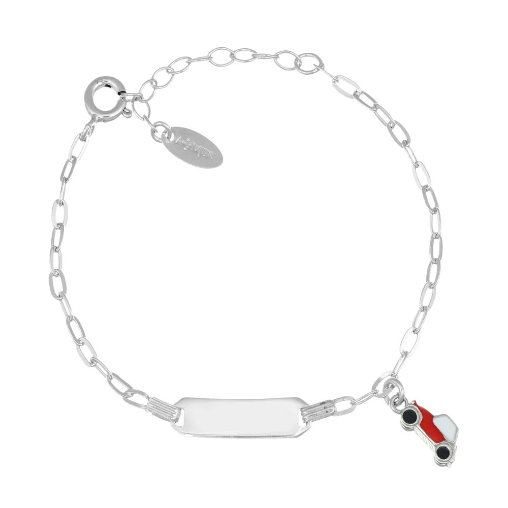 Bracciale Amen Junior Personalizzabile con Macchinina