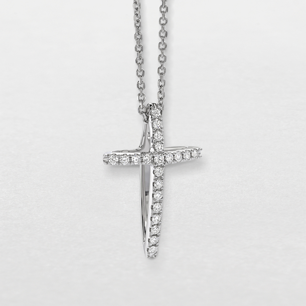 Crocetta con diamanti Giorgio Visconti