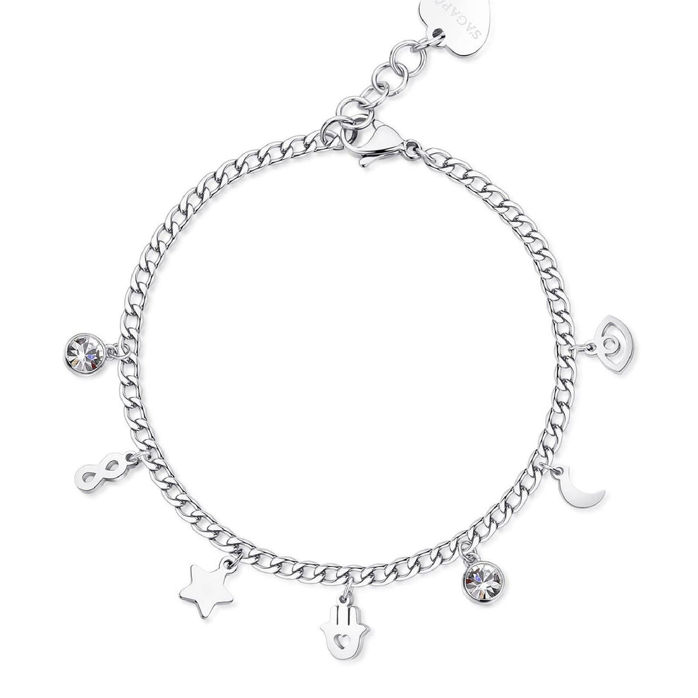 Bracciale S'agapò  con pendenti