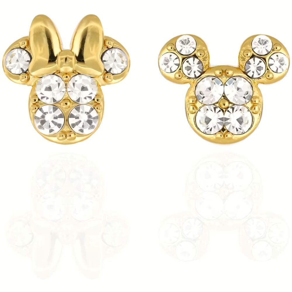 Orecchini Disney Mickey & Minnie Mouse dorati