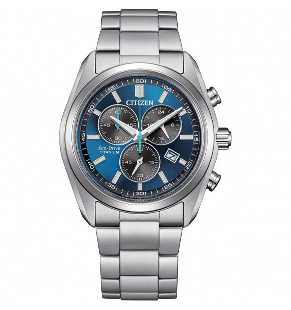 Orologio Citizen Super Titanio 40 mm quadrante blu