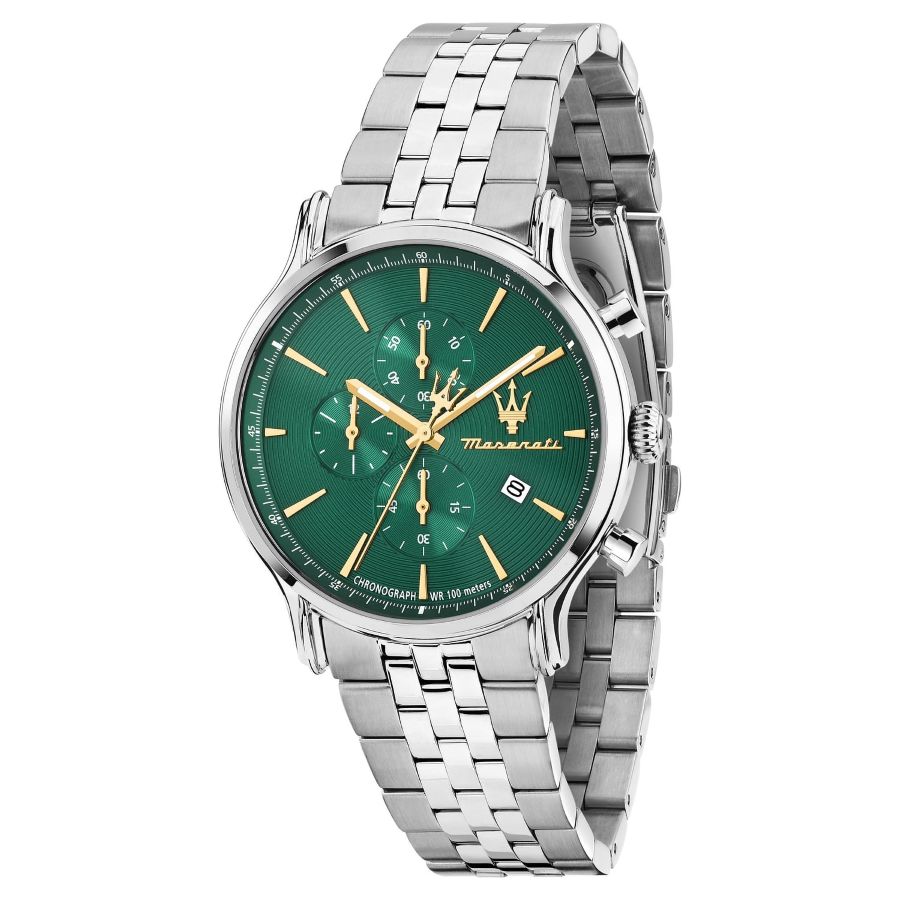 Orologio Maserati Epoca 40mm Green Silver