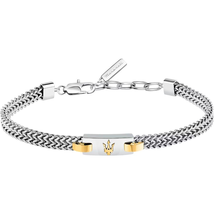 Bracciale Maserati Iconic Silver Gold mop