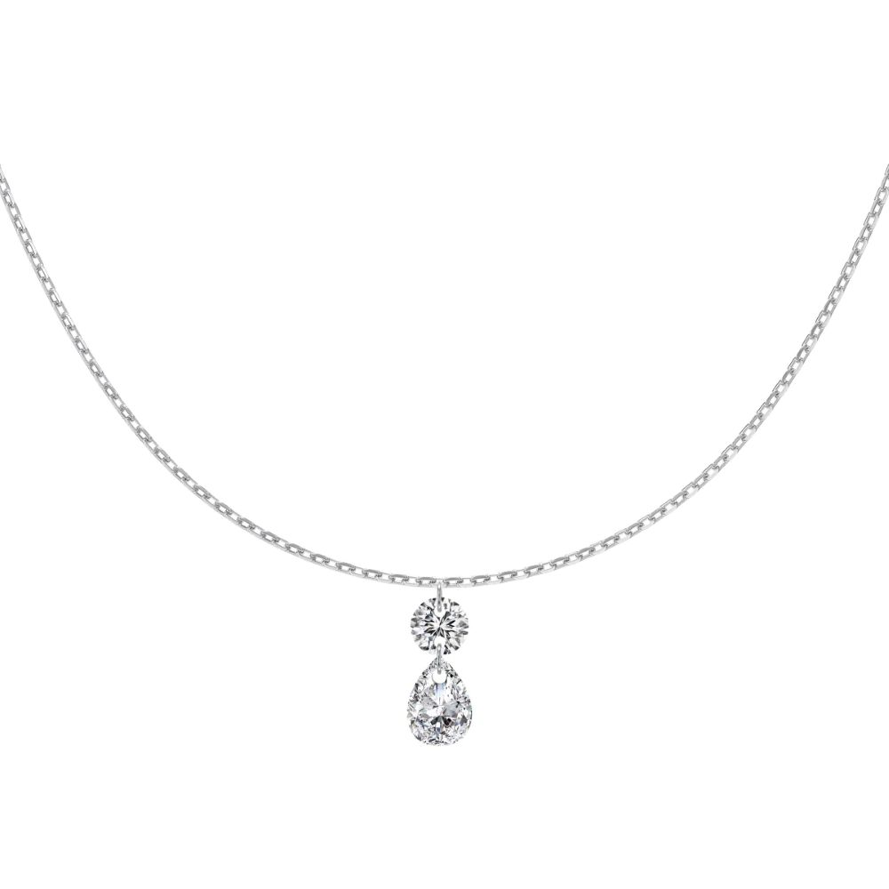 Collana Almira Gioielli argento rodiato con pendente