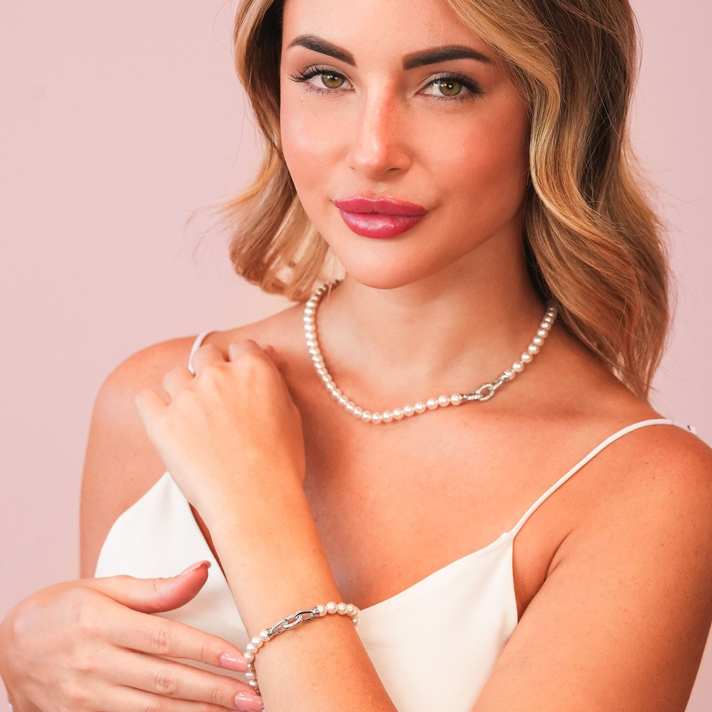 Bracciale Boccadamo con perle in argento