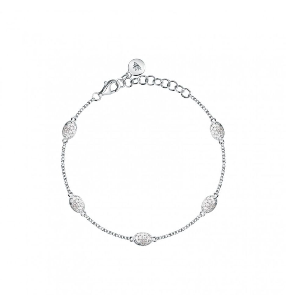 Bracciale Morellato 5 Pave Argento Bianca