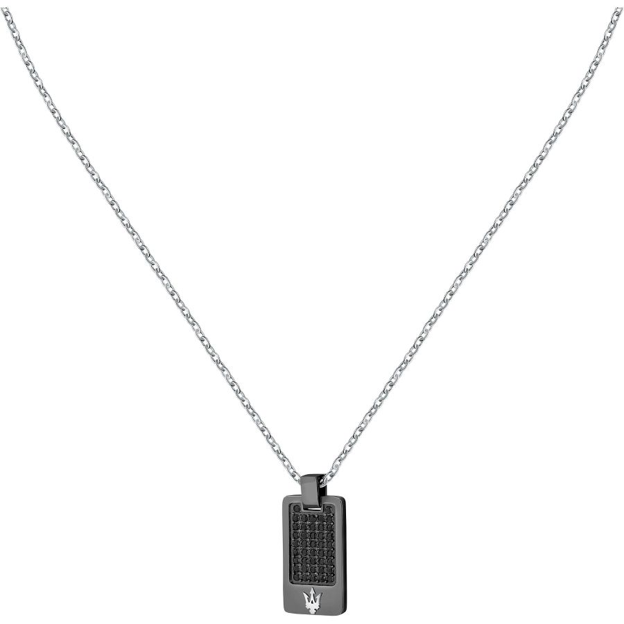 Collana Maserati Iconic pendente Black