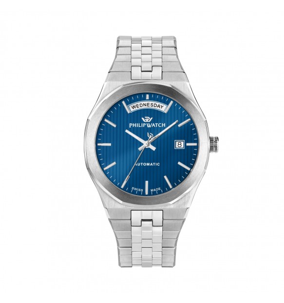 Oroloio Philip Watch Windsurf Automatico Quadrante Blu