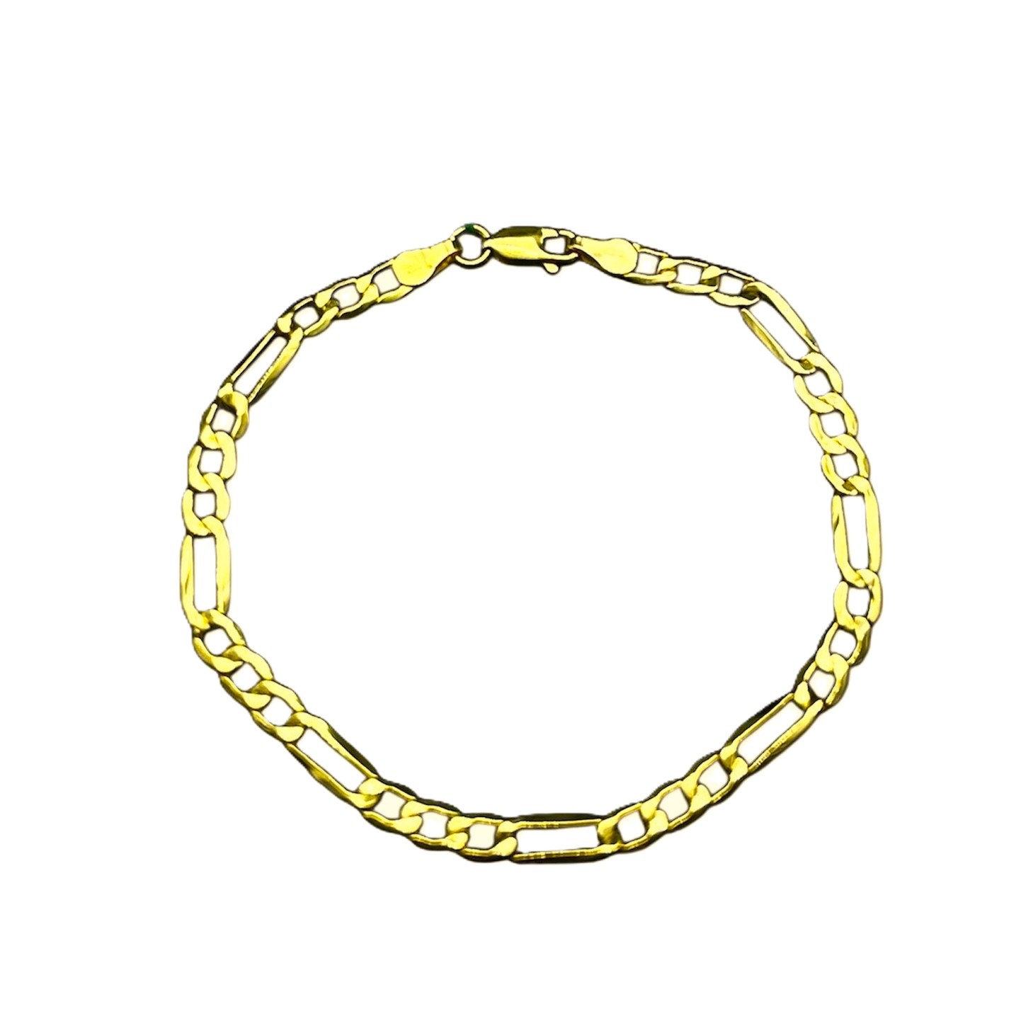 Bracciale Oro 18 kt Uomo giallo maglia piatta