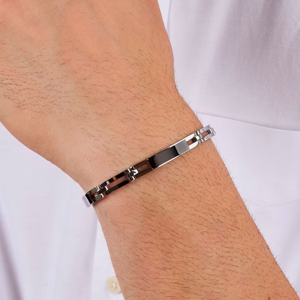 Bracciale Morellato Motown Silver nero