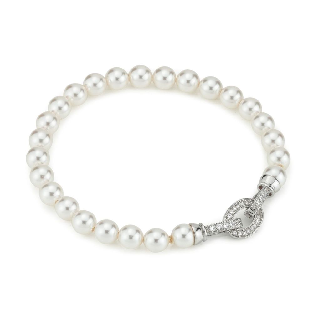 Bracciale Boccadamo con perle in argento