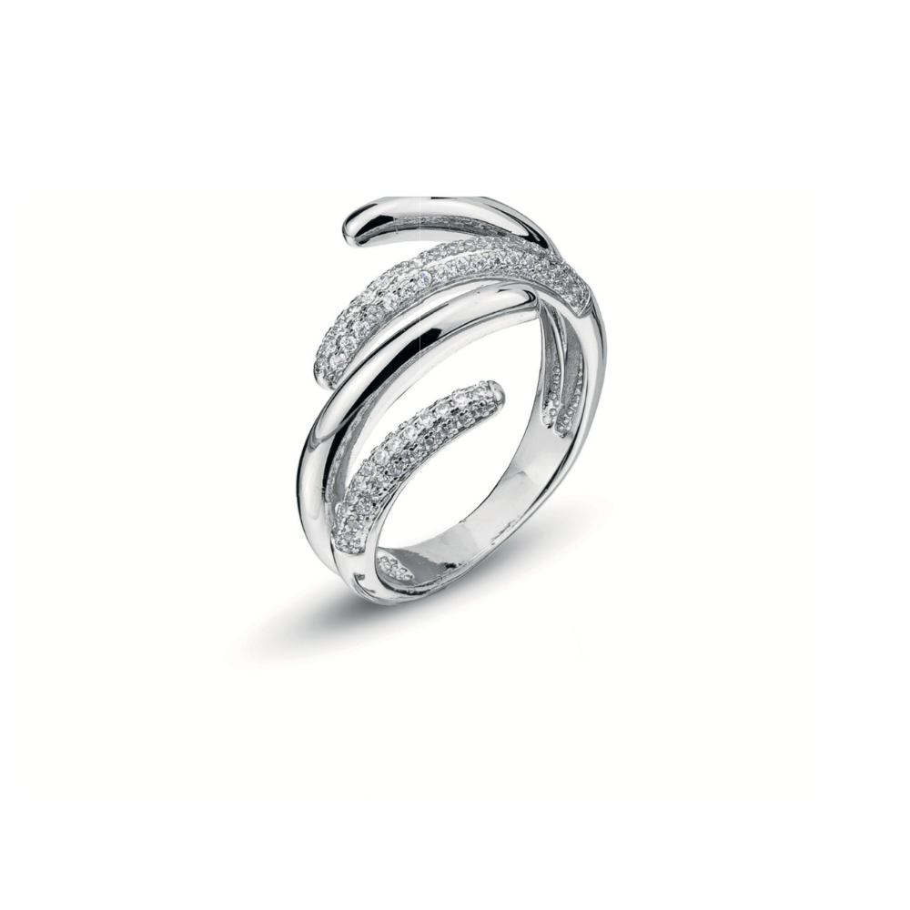 Anello Boccadamo Mediterranea Starry con zirconi