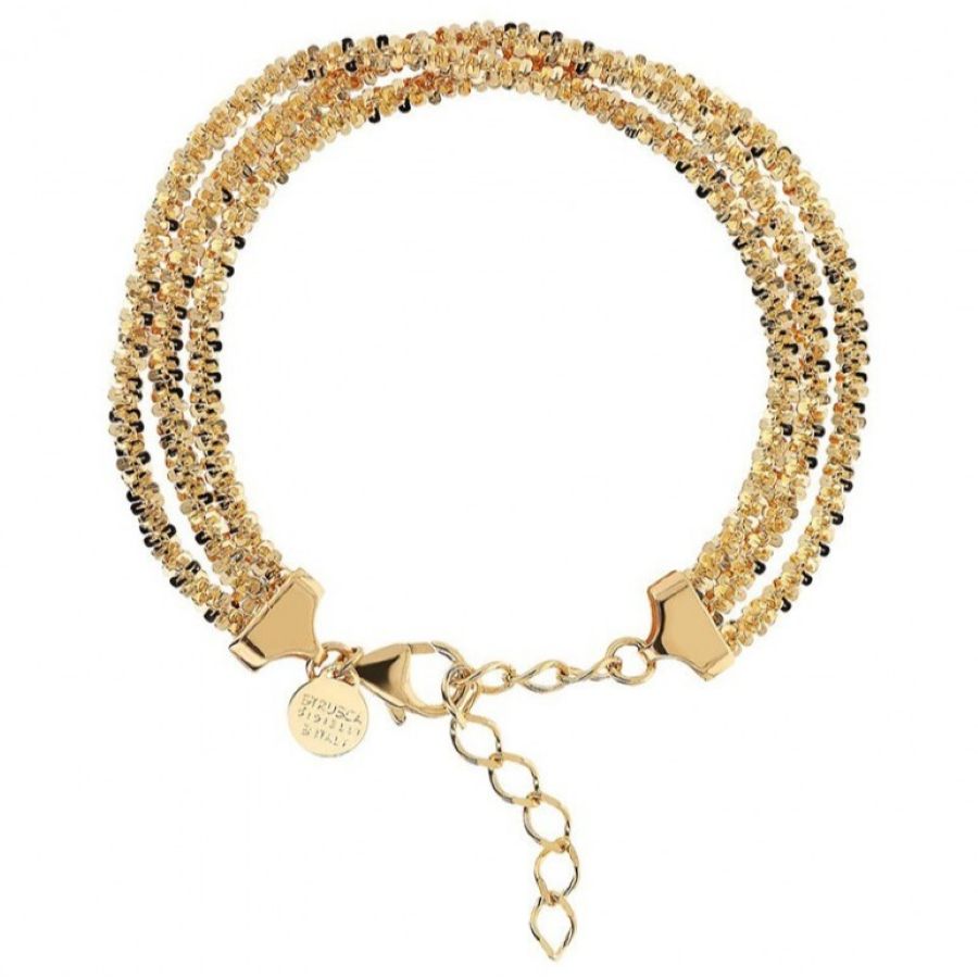 Bracciale Etrusca Gioielli Itaca Multifilo Dorato