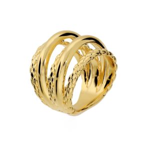 Anello Etrusca Gioielli Hammered martellato