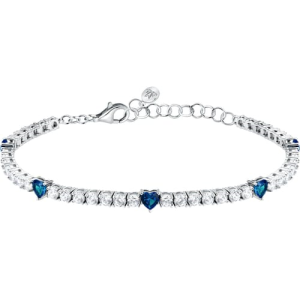 Bracciale Morellato Tennis con Cristalli Bianchi e Blu