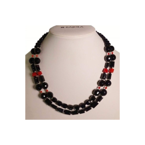 Collana Rajola POP onice corallo spinello ematite
