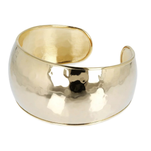 Bracciale Etrusca Gioielli Rigido Bombato a Fascia con Bordi in Rilievo