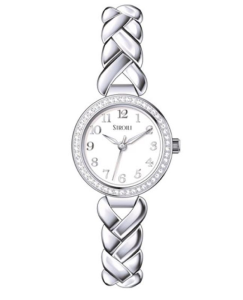 Orologio Stroili Al Quarzo Roma 24,5mm Silver Strass