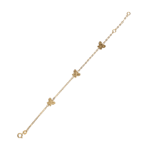 Bracciale Oro 18 kt Bimba farfalla