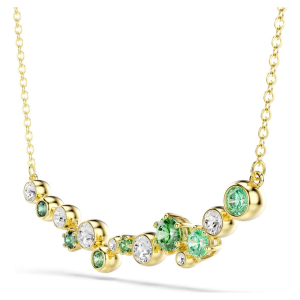 Collana Swarovski Constellata Verde placcata color oro