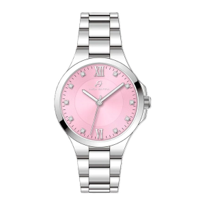 Orologio Luca Barra acciaio quadrante rosa 34mm