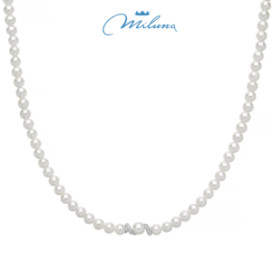 Collana Miluna di Perle collezine Eclissi argento 925