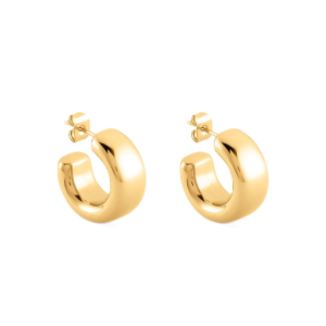 Orecchini Stroili Radiance cerchio Acciaio Dorato