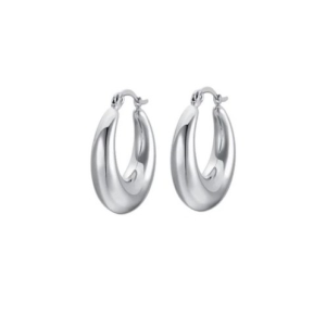 Orecchini Luca Barra boccolo acciaio