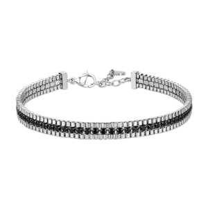 Bracciale Luca Barra zirconi neri