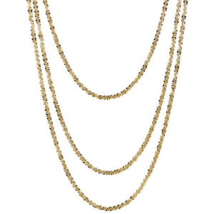 Collana Etrusca Gioielli Itaca Multifilo Dorata