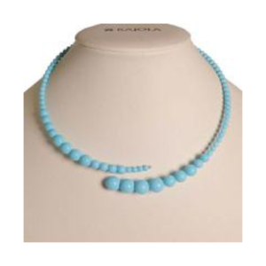 Collarino Rajola INGRID 1f. pasta di Turchese semirigida